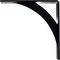 Ekena Millwork Legacy Steel Bracket, Powder Coated Black 2"W x 12"D x 12"H BKTM02X12X12LEPBL - alternate 5